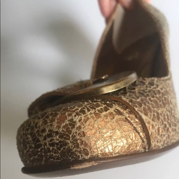 D&G women’s size 37, US 7 Metallic heels - Picture 6 of 8